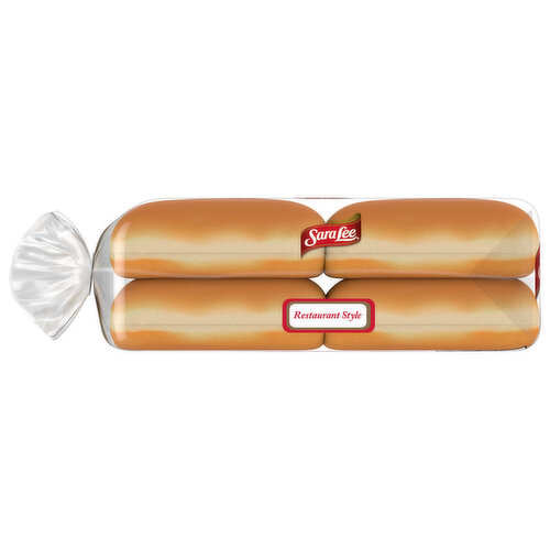 Sara Lee Restaurant Style White Hot Dog Buns, Club Pack, 16 count, 28 oz