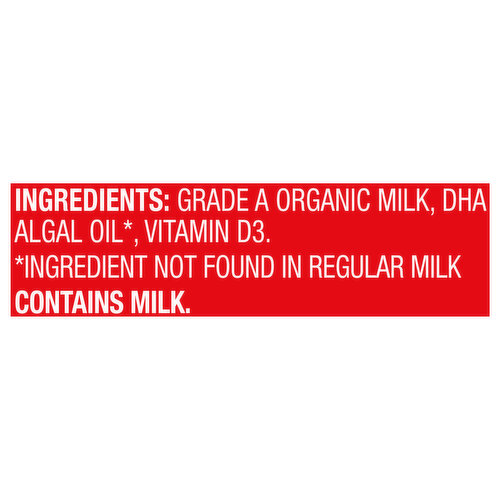 Horizon Organic Milk, DHA Omega-3, Organic
