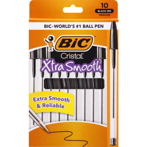 BiC Ball Pen, Black Ink, Medium, Xtra Smooth