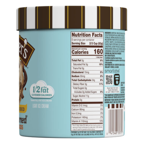 Dreyer's Ice Cream, Light, Fudge Tracks