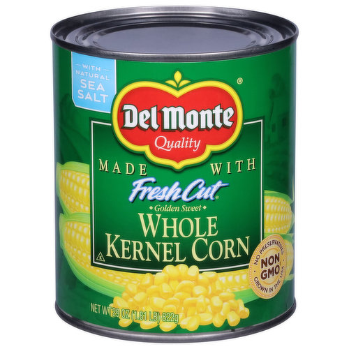 Del Monte Kernel Corn, Golden Sweet, Whole