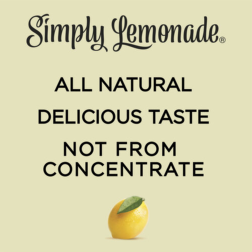 Simply  Lemonade, All Natural Non-Gmo