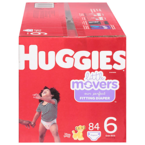 Huggies Diapers, Disney Baby, 6 (Over 35 lb), Huge Value