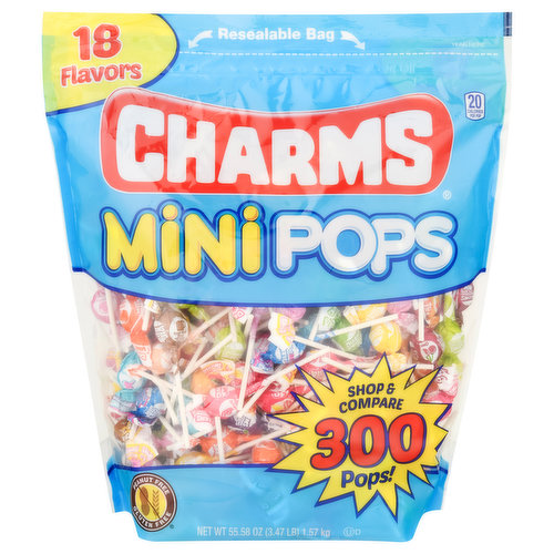 Charms Pops, 18 Flavors, Mini