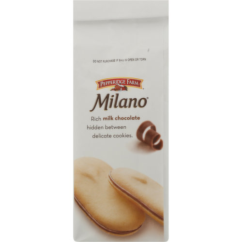 Pepperidge Farm Cookies, Distinctive, Milk Chocolate
