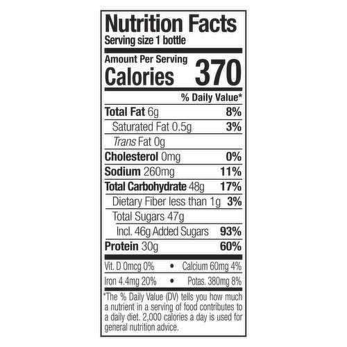 Naked Vanilla Protein Almondmilk Smoothie