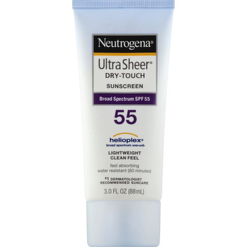 Neutrogena Sunscreen, Dry-Touch, Broad Spectrum SPF 55