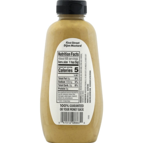First Street Mustard, Dijon