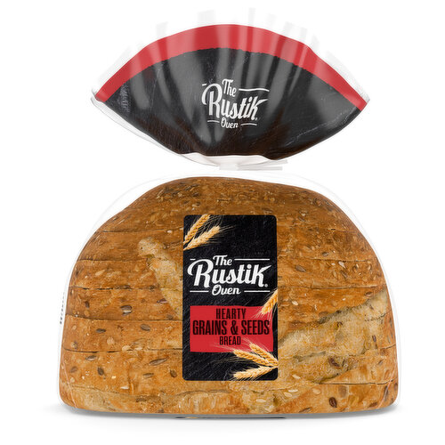 The Rustik Oven Hearty Grains & Seeds Whole Grain Bread, 16 oz