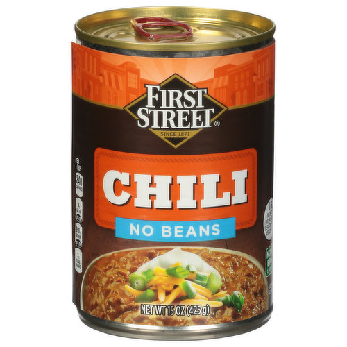 First Street Chili, No Beans