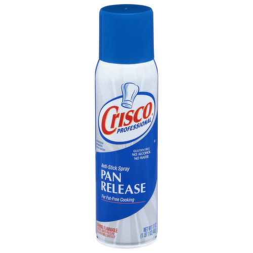 Crisco Anti-Stick Spray, Pan Release