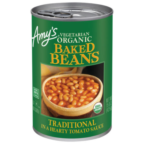 Amy's Baked Beans, Vegetarian, Organic, Traditional