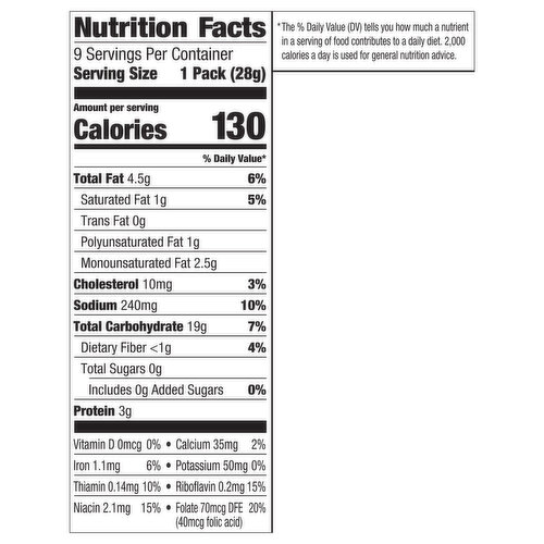 Goldfish Baked Snack Crackers, Cheddar, 9 Lunch Packs