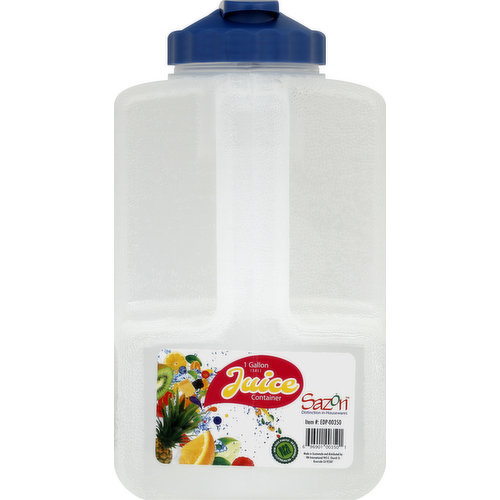 Sazon Juice Container, 1 Gallon