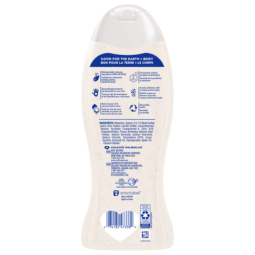 Softsoap Exfoliating Body Wash, Coconut Butter