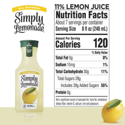 Simply  Lemonade, All Natural Non-Gmo