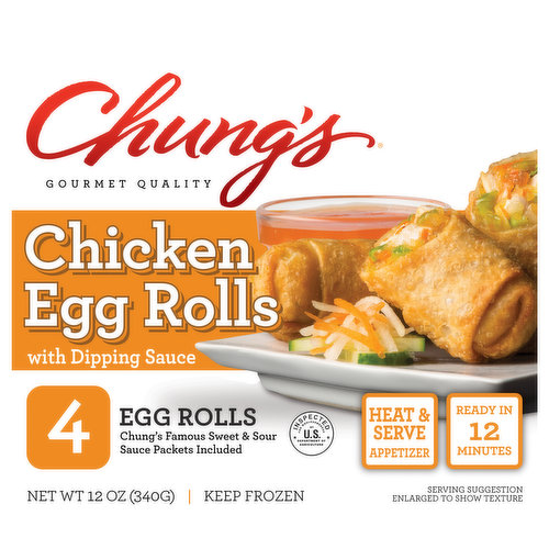 Chung's Egg Rolls, Chicken