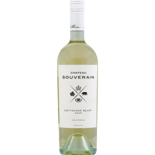 Chateau Souverain Sauvignon Blanc, California, 2015