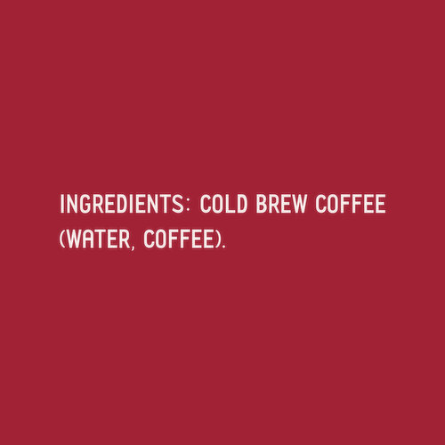 La Colombe Cold Brew Espresso Roast Black & Unsweet Coffee