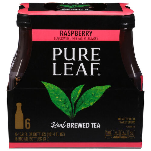 Pure Leaf Brewed Tea, Raspberry, Real