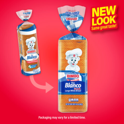 Bimbo Plain Bread, 24 oz