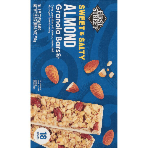 First Street Granola Bars, Almond, Sweet & Salty