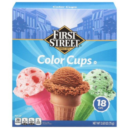 First Street Color Cups