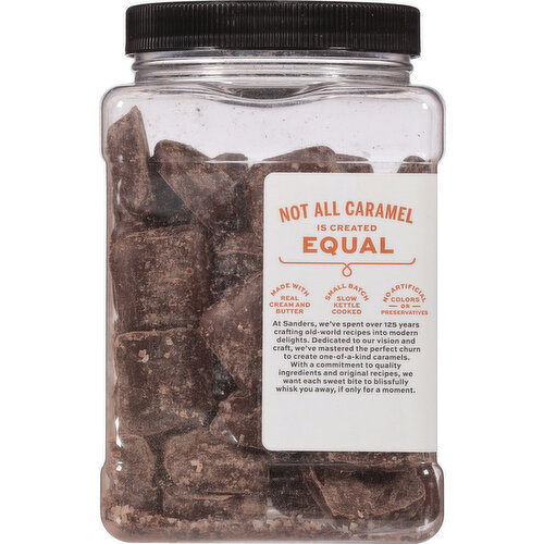 Sanders Sea Salt Caramels, Dark Chocolate
