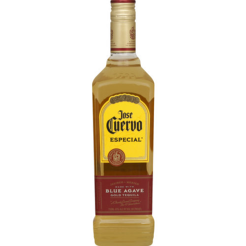Jose Cuervo Tequila, Gold, Especial, Blue Agave