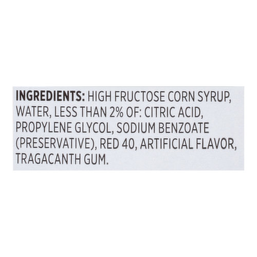 First Street Snow Cone Syrup, Strawberry