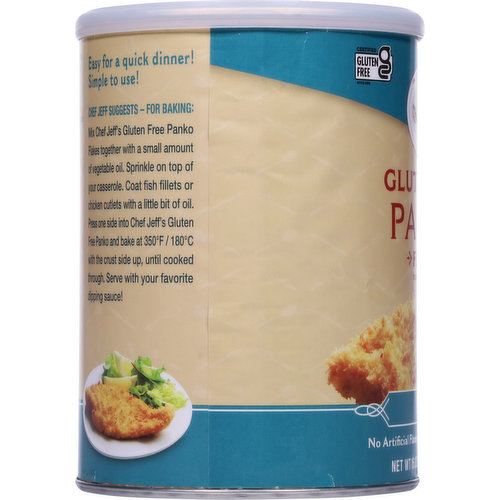 Jeff Nathan Creations Panko, Gluten Free, Flakes