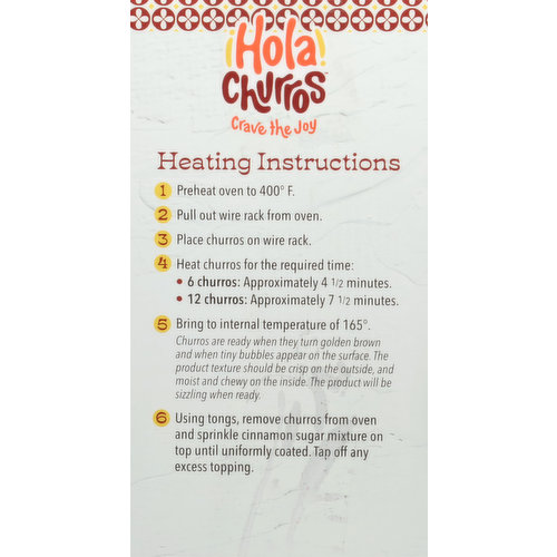 Hola Churros! Pastry Sticks, Cinnamon Sugar, Churros