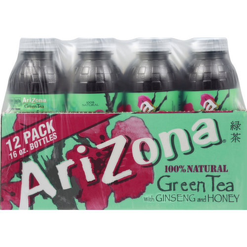 AriZona Green Tea, with Ginseng and Honey