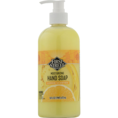 First Street Hand Soap, Moisturizing, Lemon Scented