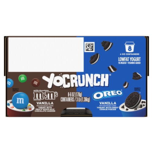 YoCrunch Lowfat 1% Milkfat Vanilla Yogurt