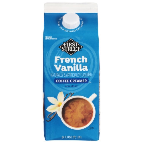 First Street Coffee Creamer, French Vanilla, Non-Dairy