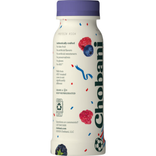 Chobani Lowfat Greek Mixed Berry Yogurt Drink