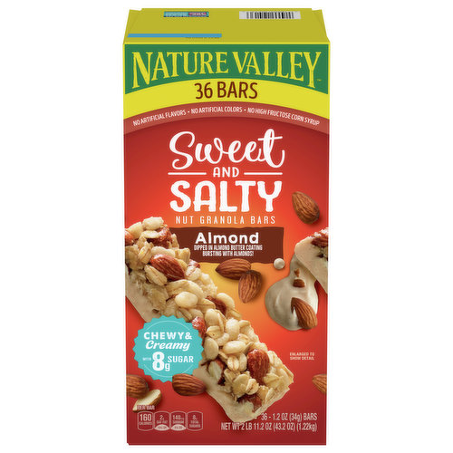 Nature Valley Nut Granola Bar, Almond, Sweet and Salty