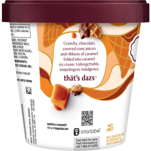 Haagen-Dazs Ice Cream, Caramel Cone