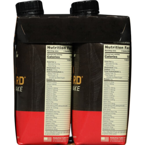 Optimum Nutrition Gold Standard Chocolate Protein Shake, 4 Count