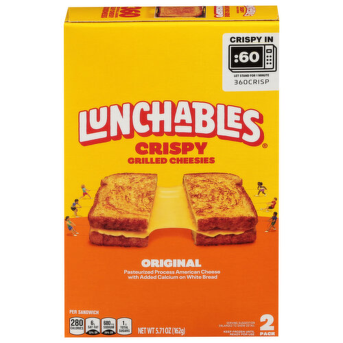 Lunchables Grilled Cheesie, Original, Crispy