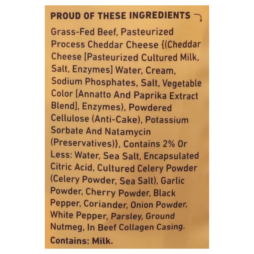 Country Archer Provisions Beef & Cheese Minis Beef Sticks