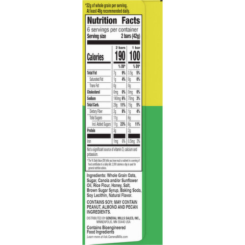 Nature Valley Oats 'N Honey Granola Bars