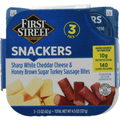 First Street Snackers, 3 Pack