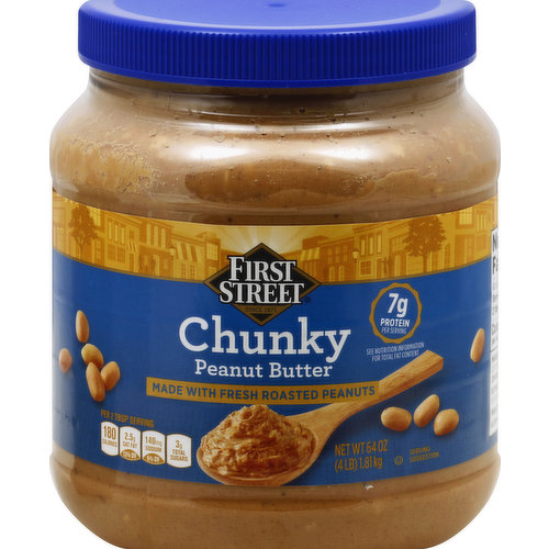 First Street Peanut Butter, Chunky