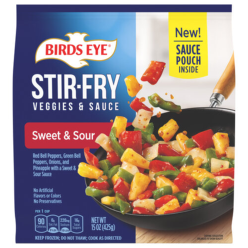 Birds Eye Veggies & Sauce, Sweet & Sour, Stir-fry