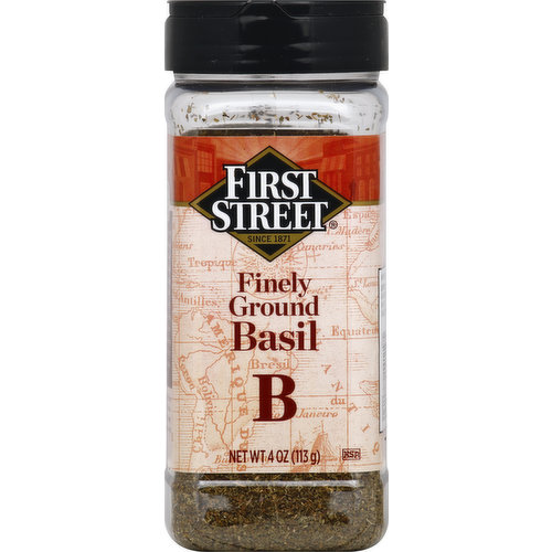 First Street Basil, Finely Ground