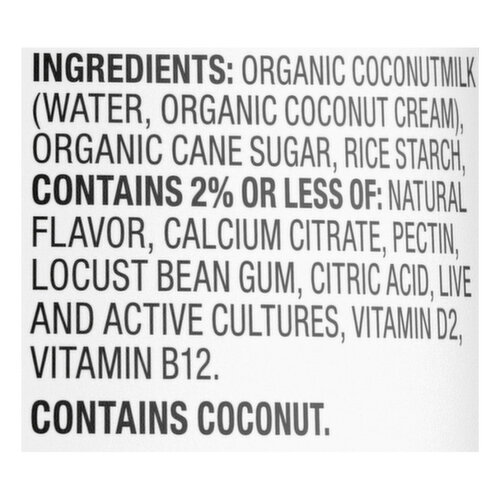 So Delicious Dairy Free Coconut Vanilla Yogurt Alternative
