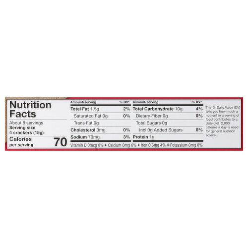 Wellington Toasted Sesame Water Cracker