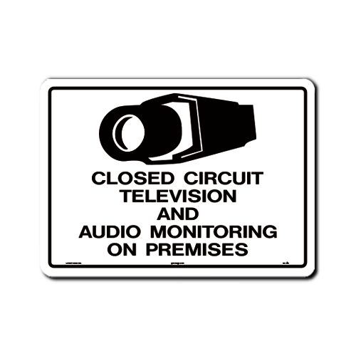 Lynch Closed Circuit TV Sign 14 x 10